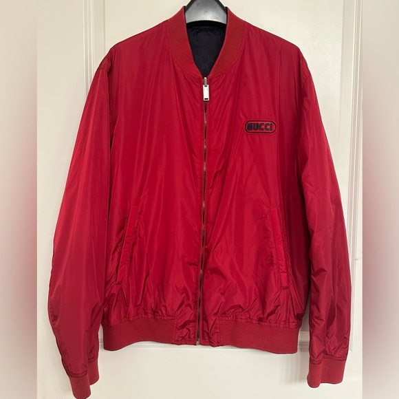 Gucci Reversible GG Bomber Jacket - Picture 1 of 7